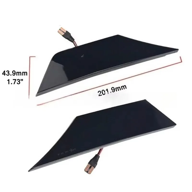 

Popu For 2PCS Side Marker Light Smoke Clear Lens NO Light For Honda Civic 2016 2017 2018 2019-2020 OEM# HO2551127 HO25501