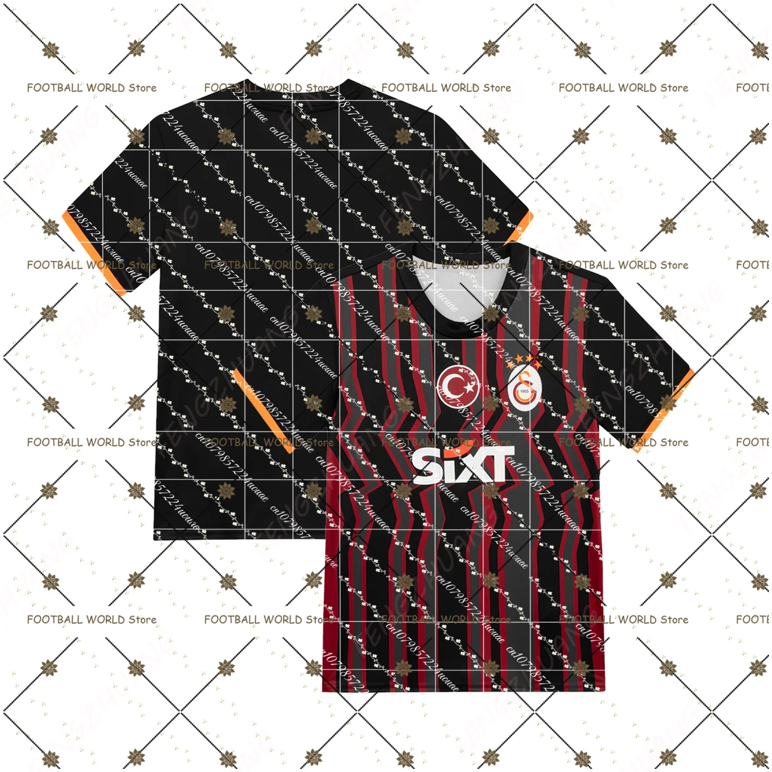 

2025 New 3D Printed Sports Short-sleeved T-shirt Football Jersey Quick-drying Outdoor Sports Short-sleeved T-shirt Loose T-shirt