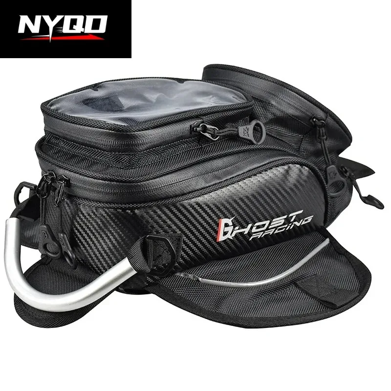 Motorcycle Fuel Tank Bag Touchable Navigation Magnet Bag Motorbike Dust Bag Motorcycle Rider Satchel Fanny Pack Equipment