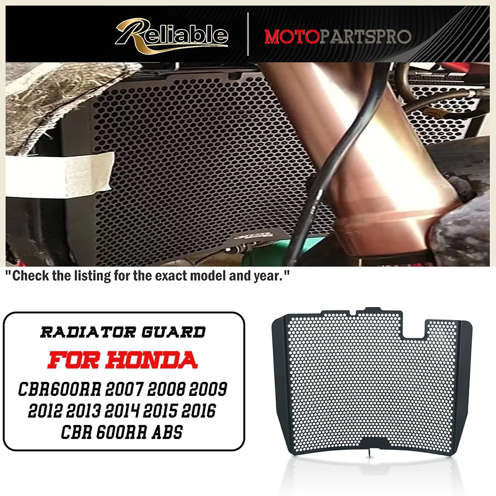 

CBR 600RR Radiator Guard Protector Grille Grill Cover For Honda 2007 2008 2009 2012 2013 2014 2015 2016 CBR600RR CBR 600RR ABS