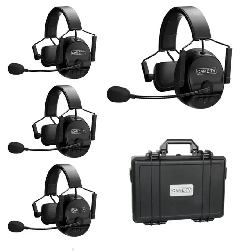 Hands-free Communication Professional Wireless Intercom Headsets for Events and Stage Performances