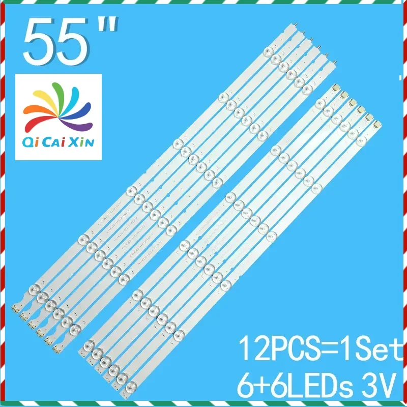 LED Backlight strip For 55UK6100PTA 55UJ632 55UJ630Y 55UJ634V 55UJ634V-ZD JL.D550C1235-001BS-M