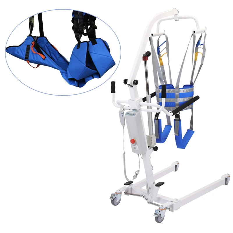 Multifunctional Sturdy Metal Lift Chair for Patient Transfer Walking Aid Rehabilitation Therapy Supplies