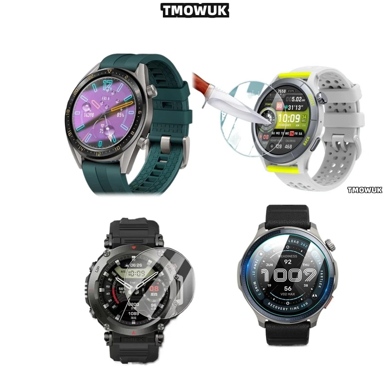 

For Amazfit GTR Cheetah Pro Active Edge Balance 2 Falcon 9H Tempered Glass Protector For Screen Anti - Scratch