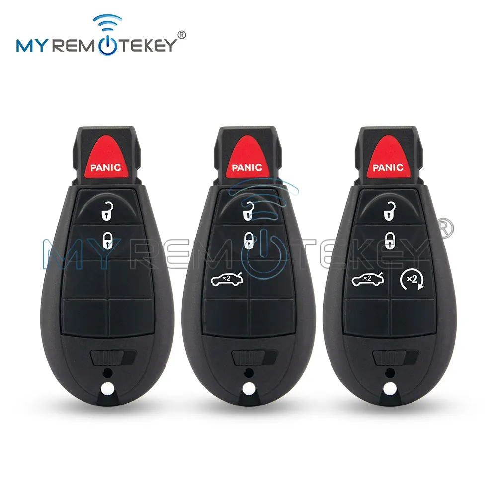 REMTEKEY Remote Key Fob Case Shell Replacement 3/4/5 Buttons for Dodge Dart 2012-2016 FCC M3N32297100