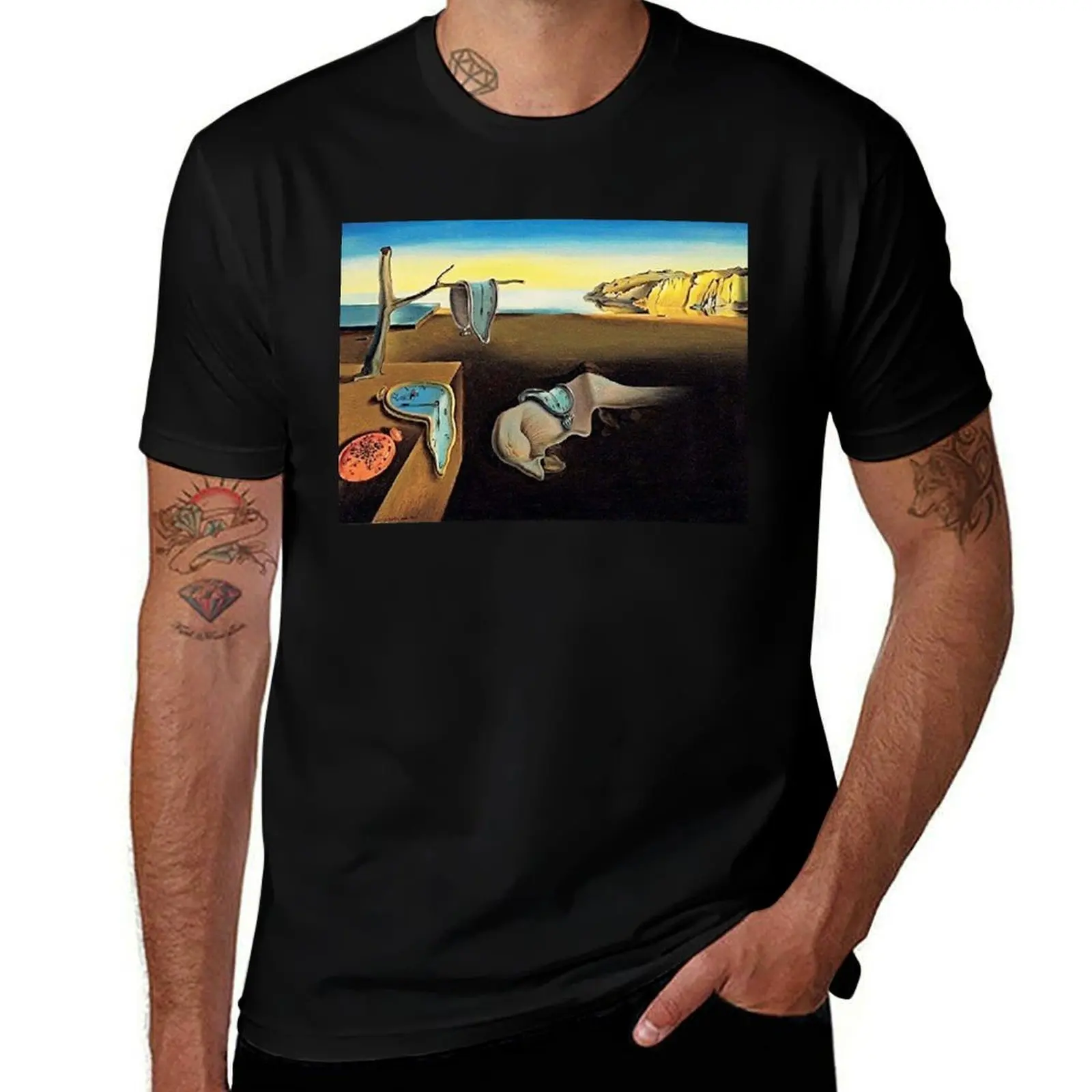 DALI, Salvador Dali, The Persistence of Memory, 1931. T-Shirt Standard Fit Solid Tee Shirt T-Shirt