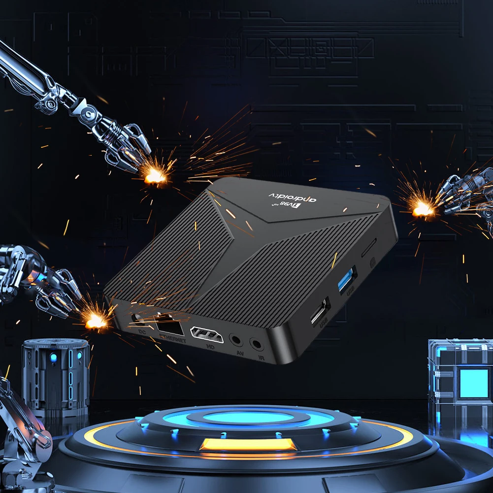 Nouveau TV98 ATV RK3518 Android 14 TV Box Wifi6 BT5.0 lecteur multimédia 4K décodeur lecteur multimédia Android Box télécommande vocale Android Box