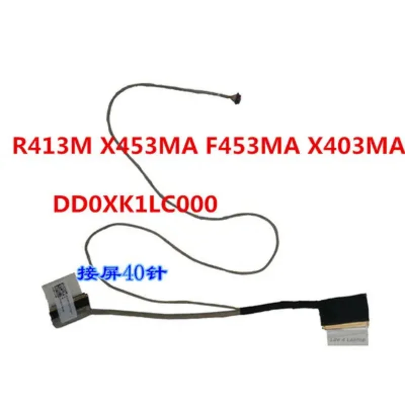 Cable flexible de pantalla de vídeo para ASUS X453MA X453SA X453 X453S X453M X403MA R413M F453MA, cinta de pantalla LED LCD para ordenador portátil, cable de cámara