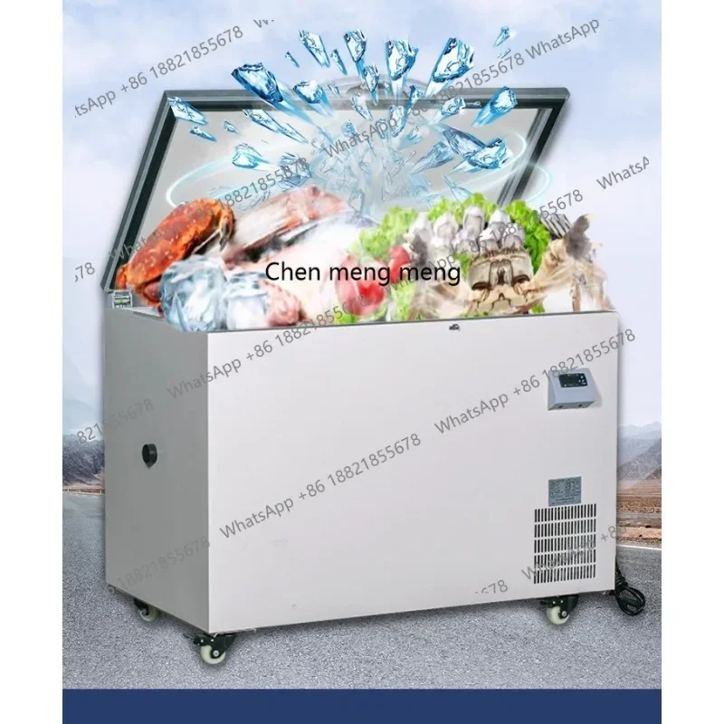 New arrive Ultra-low temperature freezer minus 55 degrees commercial large-capacity display cabinet