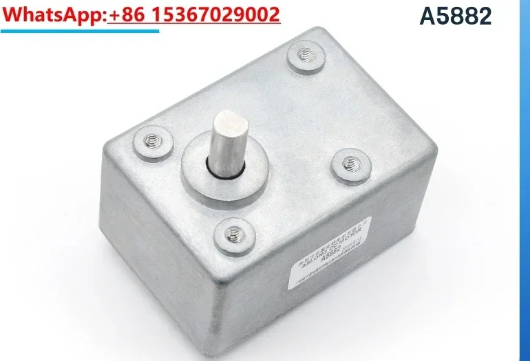 ASLONG A5882 Turbo Worm Gearbox Micro DC Motor Metal Gear Square Right Angle Transmission
