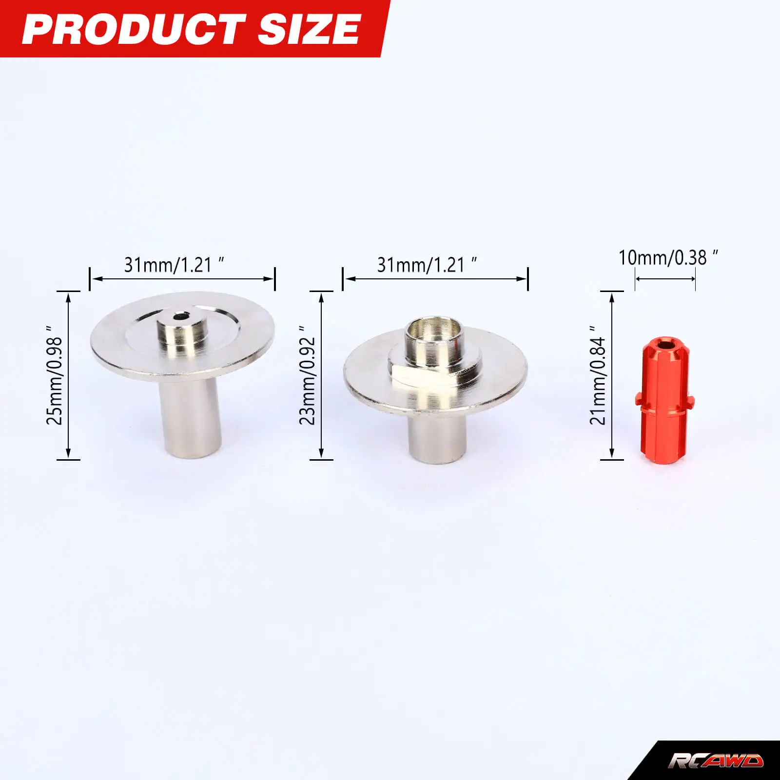 RCAWD #45 Slipper Plate & Hub Set for ARRMA 3S 4s BIG ROCK GRANITE SENTON VORTEKS TYPHON KRATON OUTCAST BLX upgrades parts