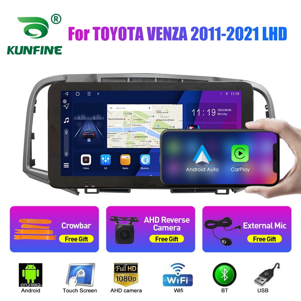 

Автомобильный радиоприемник 10,33 дюйма для TOYOTA VENZA 2011-2021 LHD 2Din Android автомобильный стерео DVD GPS навигатор плеер QLED экран Carplay