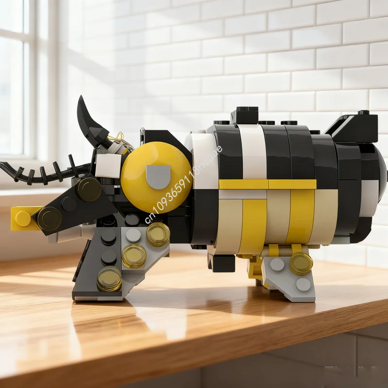 140pcs MOC Flamboyant Cuttlefish Model Building Blocks Construction Assemble DIY Creative Christmas Gifts Idea Toy Kids Birthday