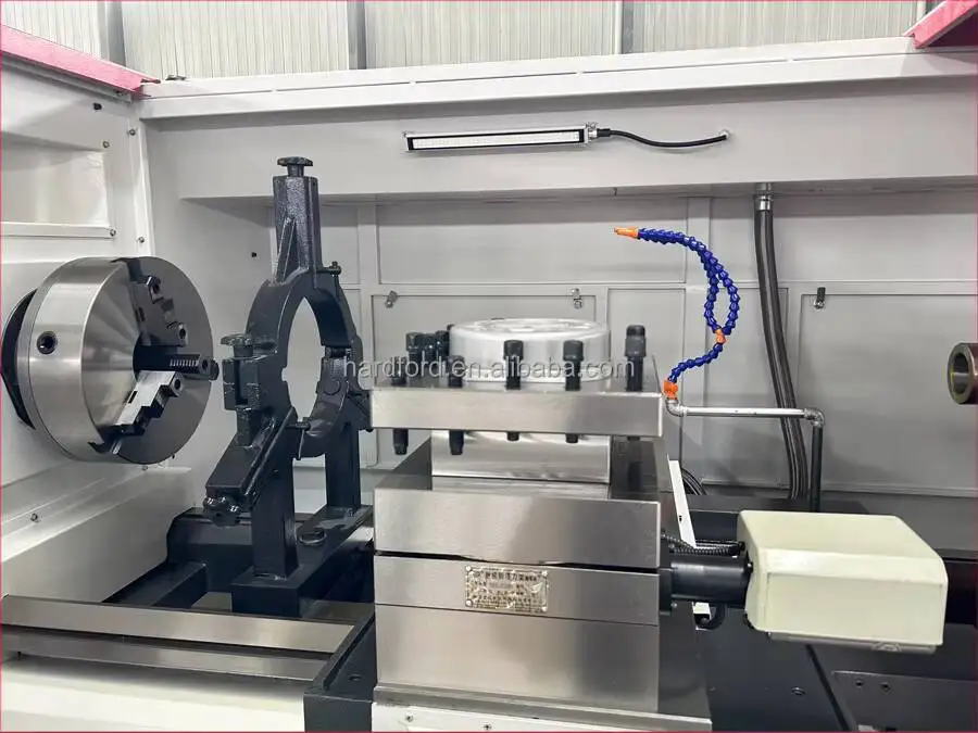Hardford Ck6140 Flat Bed Cnc Lathe New CNC Hining Hine Main Shaft Three Variable Speed Strength Factory