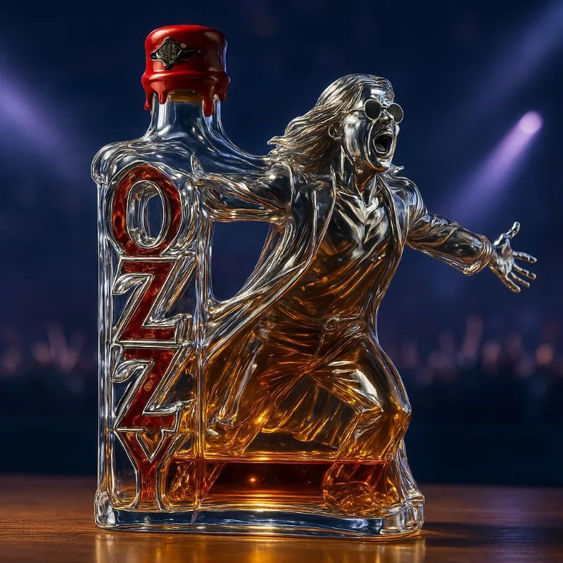 Ozzy Osbourne Final Tour Memorial Whiskey Bottle Whisky
