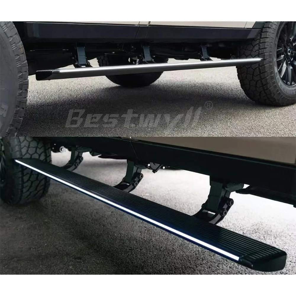 

BESTWYLL светодиодные автоматические электрические боковые юбки Power Step Running Boards для Ineos Grenadier