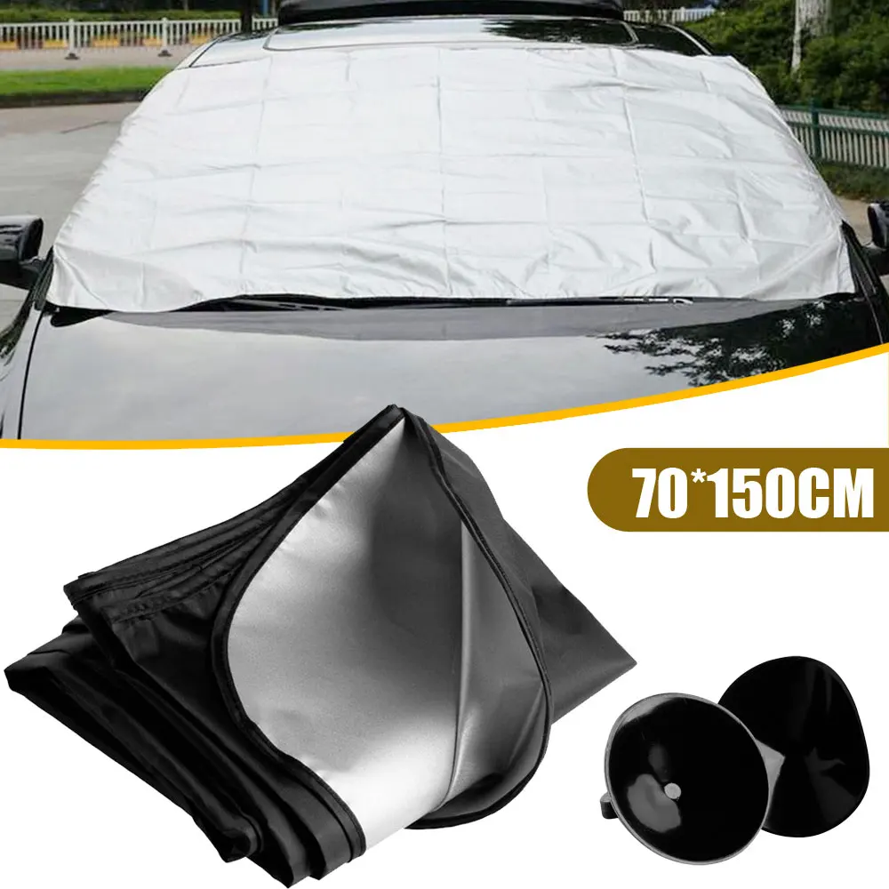 Car Front Windshield Cover Snow Sun Prevention Car Window Sunshade Cover Frost Ice Dust Protector Car Windscreen Cover Sunshade