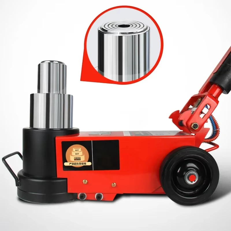 

Gold Seller Horizontal pneumatic jack 30 50 60 80 100 120T hydraulic top auto repair truck special hydraulic jack