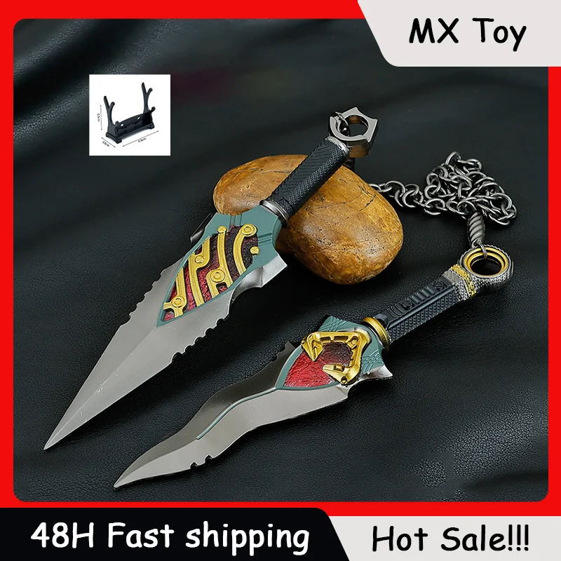

16cm Arena Breakout: Infinite Game Cosplay Sword Props Crimson Furnace Core Chain Blade Knife Toy Model Desktop Ornament Gifts