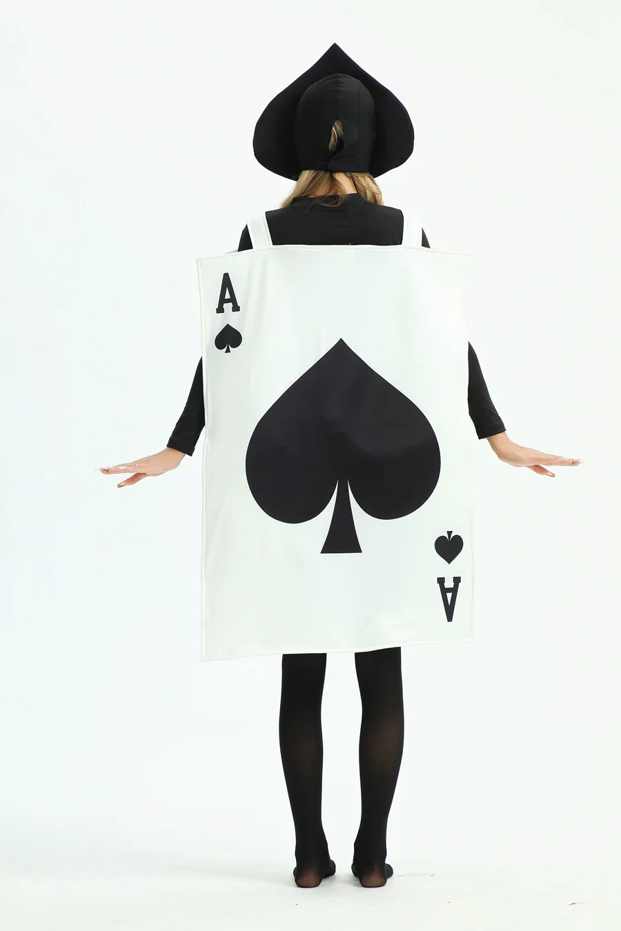 Alice im Wunderland Märchen-Set für Erwachsene, Halloween-Spielkarten, Pfirsichherz, Cosplay-Kostüm, Karnevalsparty, lustiges Verkleidungsset, Neu – Detail 9