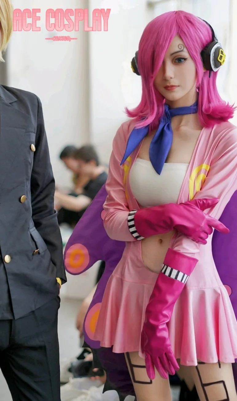 Anime Vinsmoke Reiju Cosplay Costume Halloween Custom Made