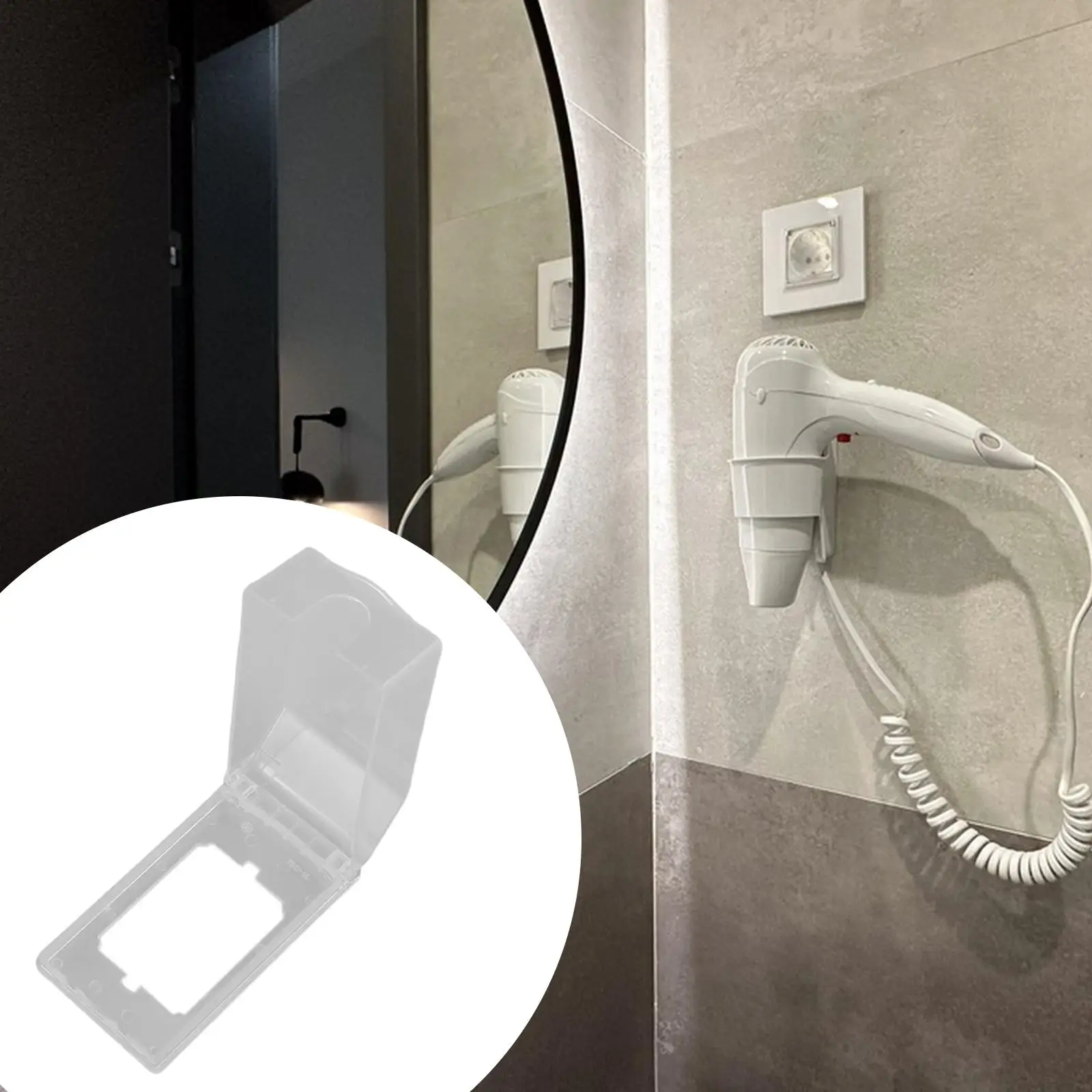 Weatherproof Cover for 120 Type Outlets, Dustproof for Siding Retrofit, Protection Box