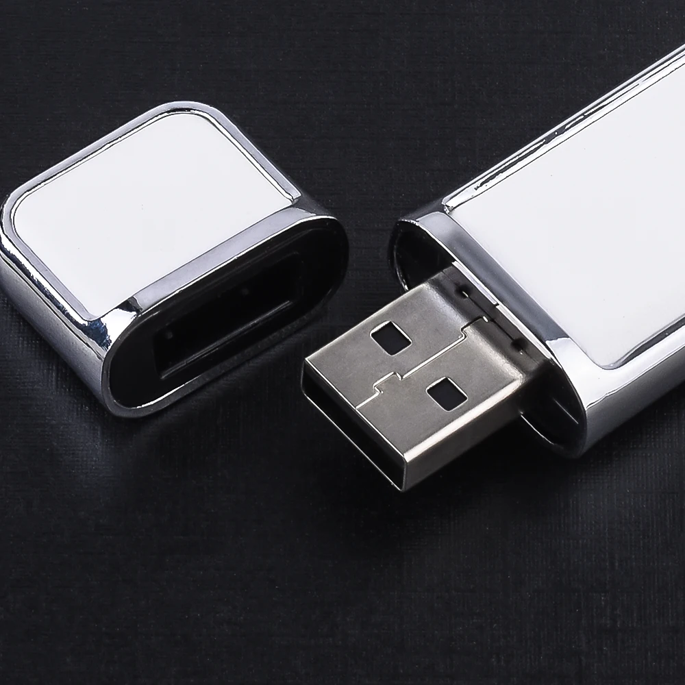 لون الطباعة هدية صندوق محرك فلاش USB 128 جيجابايت شعار الحرة الجلود القلم محركات 64 جيجابايت الأبيض ذاكرة عصا 32 جيجابايت 16 جرام 8 جرام U القرص هدية الزفاف