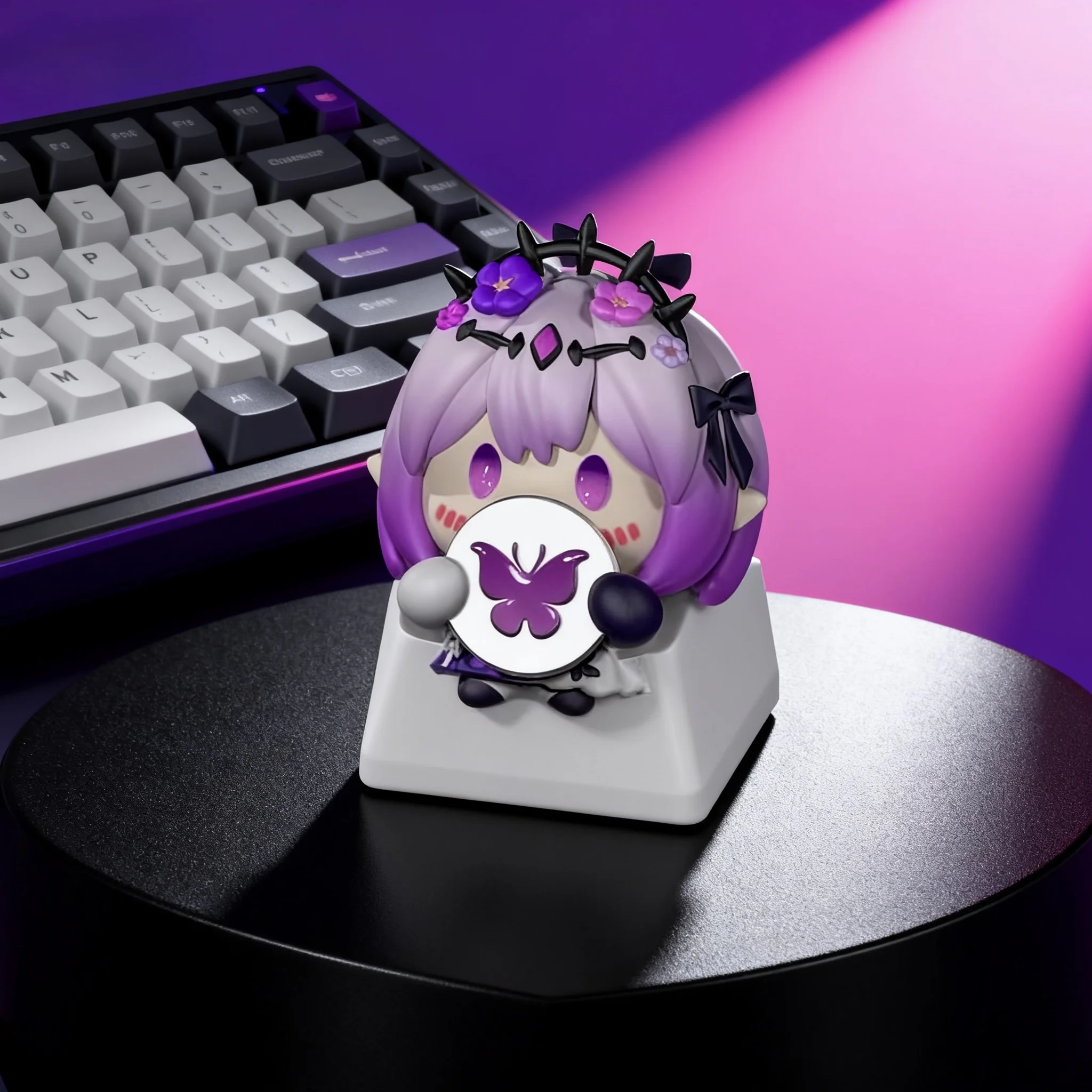 Honkai Star Rail Castorice Anime Keycap Resin Creativity Keycaps Mechanical Keyboard Keycaps Personality Custom Pc Accessories