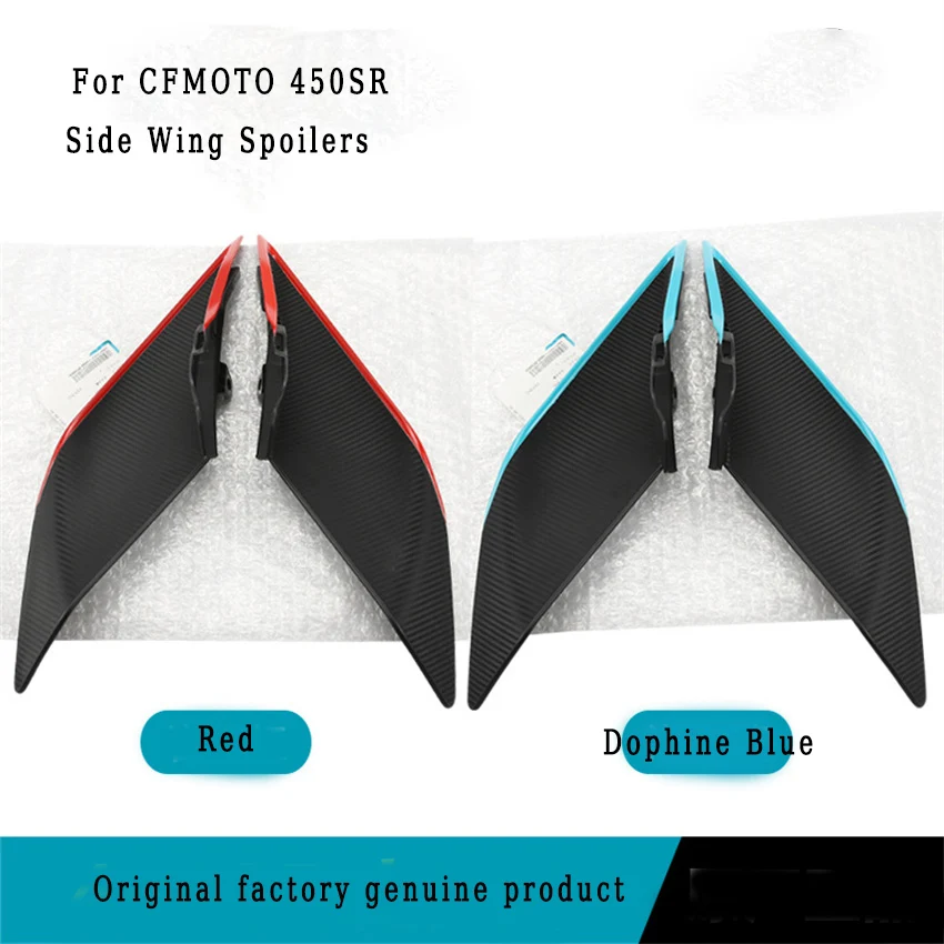 Side Wing Spoiler Fixed Winglet Fairing Wings Deflectors Motorcycle Parts For CFMOTO 450SR 450 SR 450 SRS 2022 2023 2024