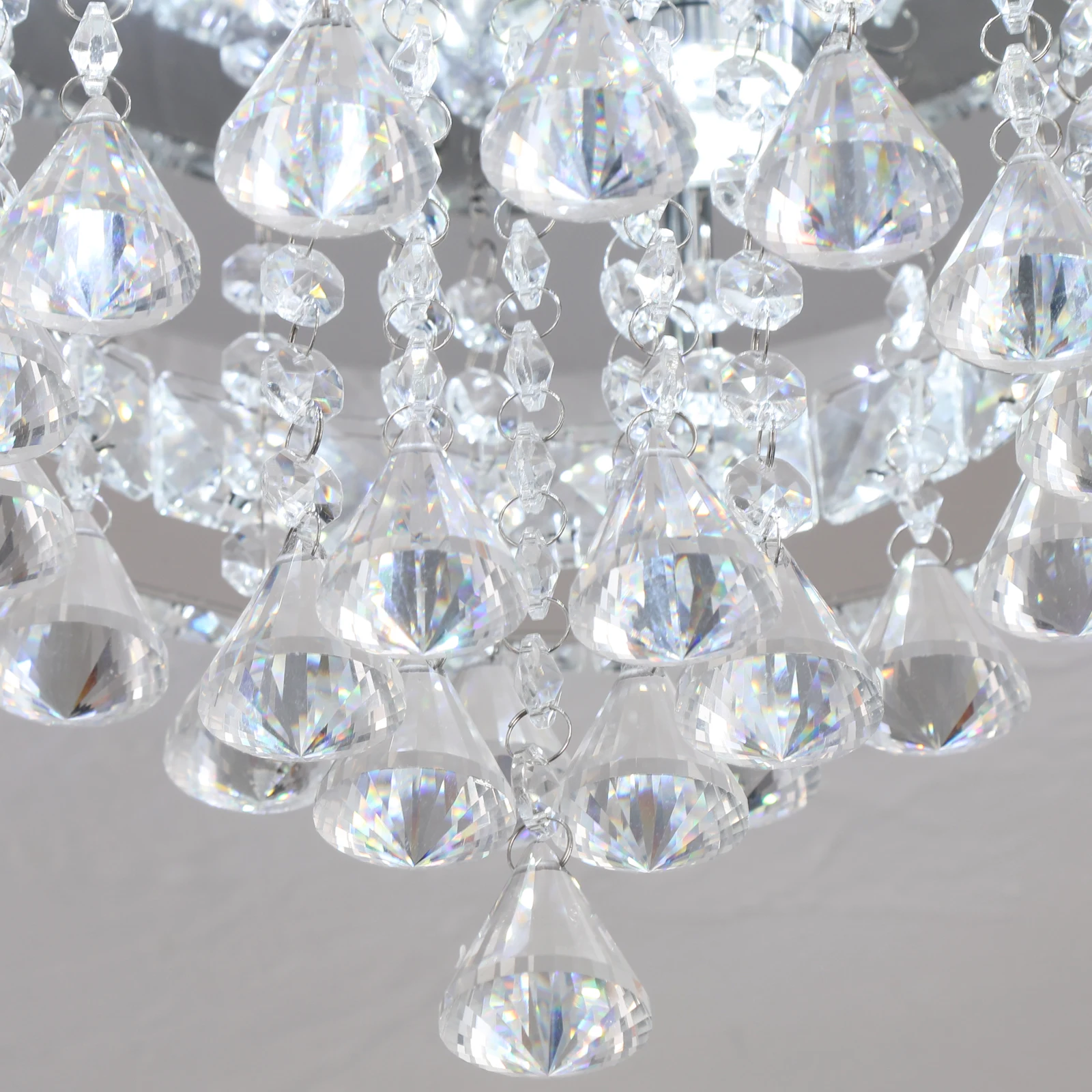 VETRULUS Kristall Led Anhänger Licht Hängen Decke Lampe Moderne Kronleuchter Glanz Wohnzimmer Esszimmer Gang Wohnkultur Leuchte – Detail 18