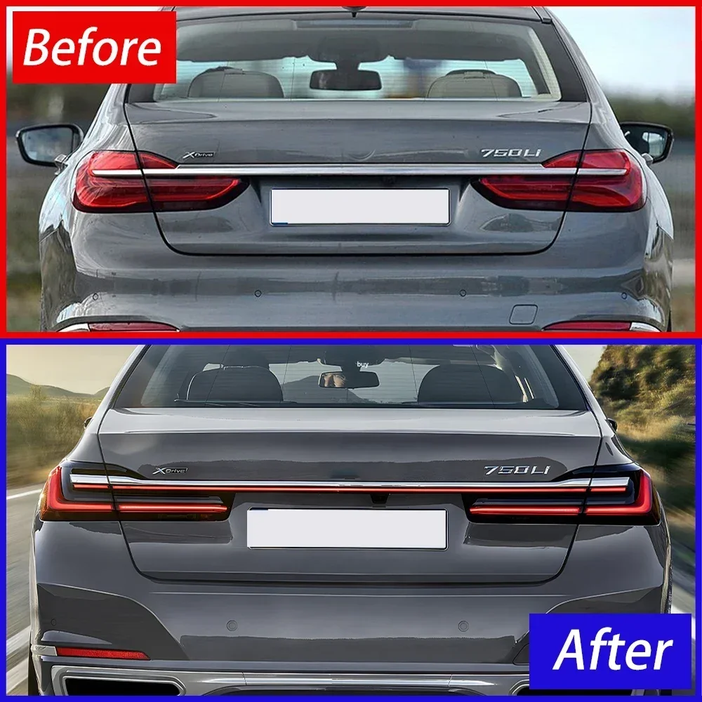 

Автомобильные задние фонари в сборе для BMW серии 7 F01 F02 G11 G12 730Li 740Li 750Li 2008-2019, обновленные светодиодные задние фонари, аксессуары