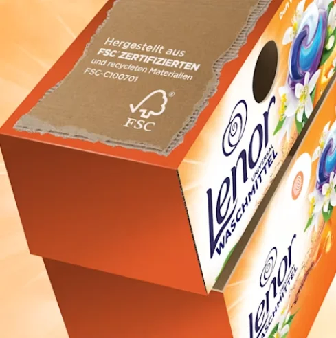 كبسولات لينور يونيفرسال للغسيل بالبرتقال والخوخ 4X10 قطع