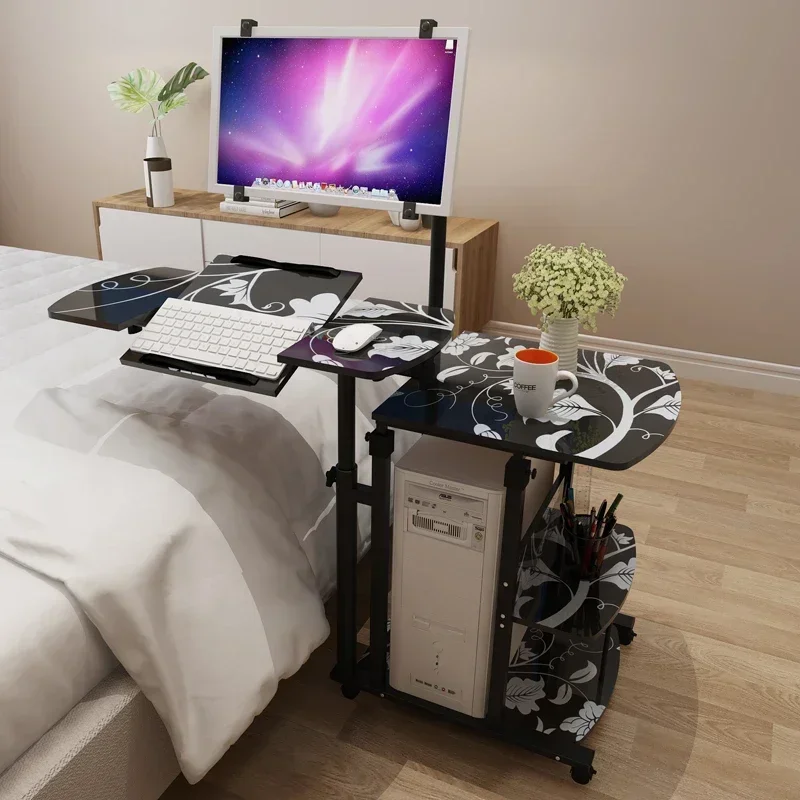 Computer desk, desktop, home desk, bed, foldable, adjustable, mobile desk, laptop bed