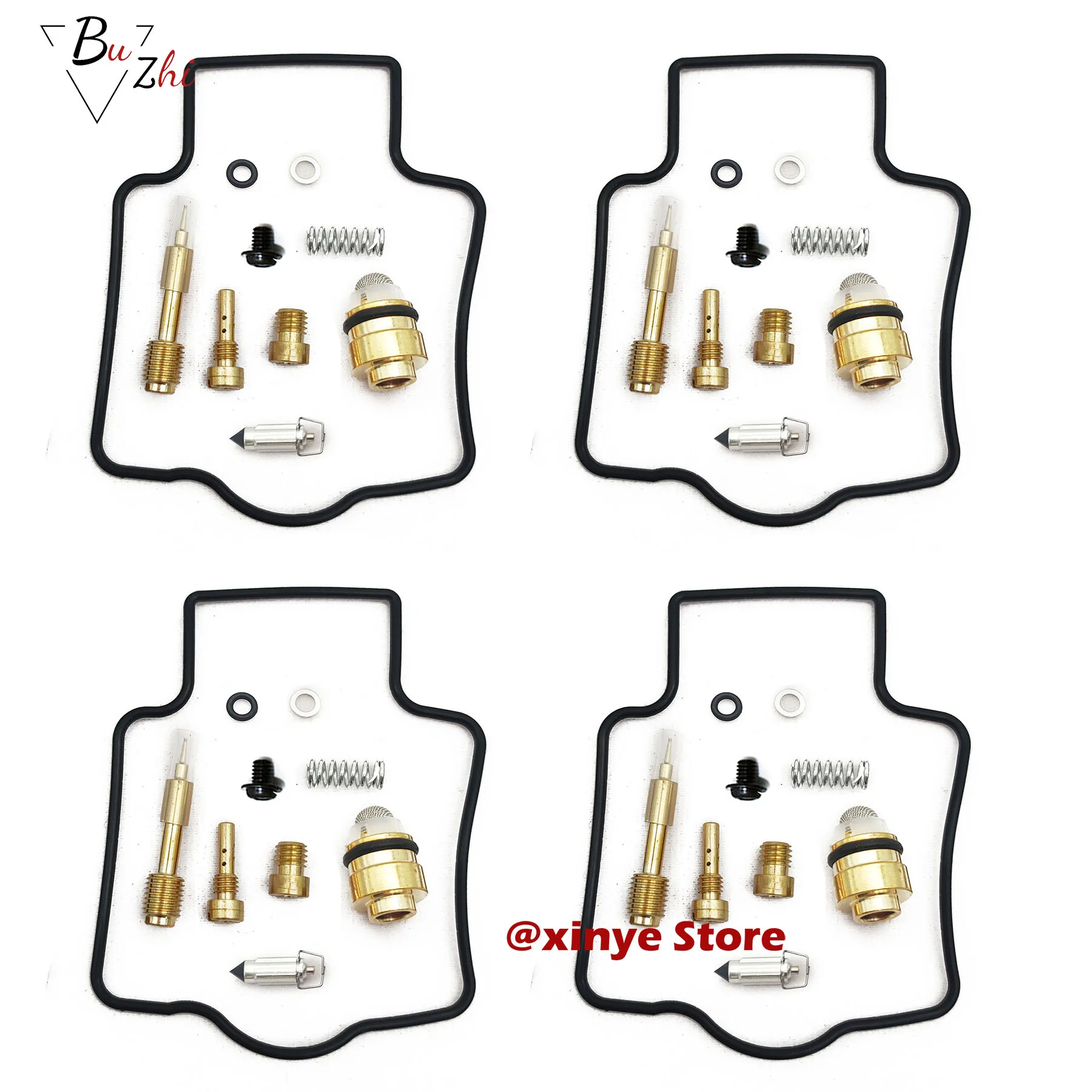 Carburetor repair kit needle valve gasket air screw with vacuum diaphragm for KAWASAKI ZX1100 C1- C4  ZZR1100  D1-D5 ZZR ZX 1100