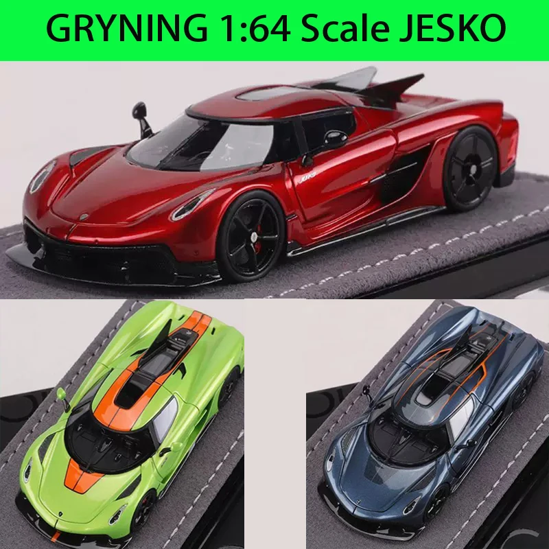GRYNING 1:64 Scale JESKO Resin Car Model For Collection Display & Holiday Gifts Toys