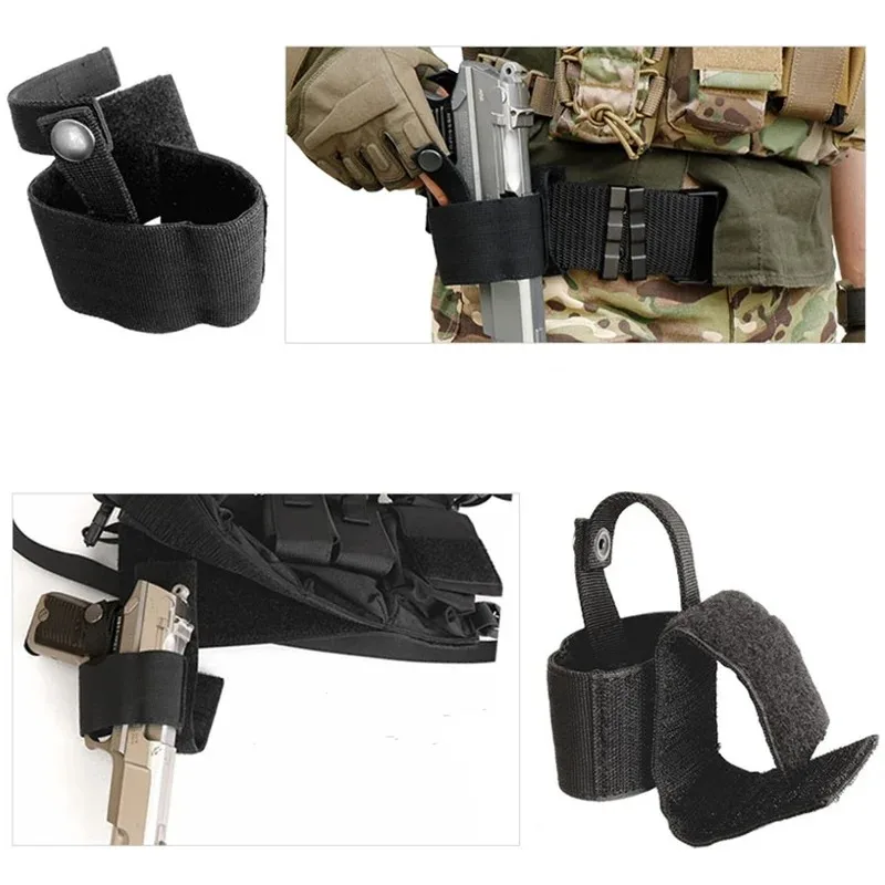 Tactical Concealed Carry Waist Gun Holder Lightweight Compact Double-Ended EDC Pouch Modular Universal Handgun Holster