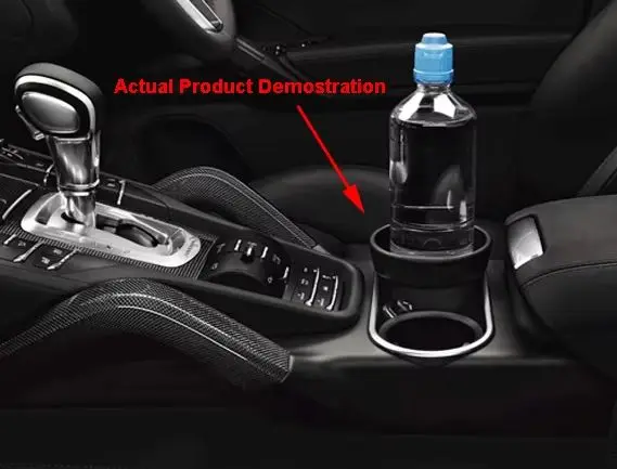 Large Cup Holder Adapter Extender For Porsche Cayenne 958 11-18 95855398101
