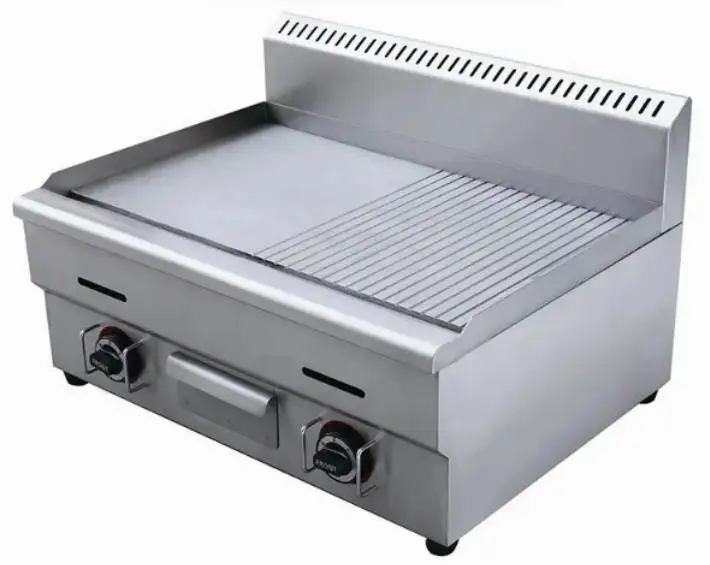 CE Certificated Good Quality 750Mm 30Inch Hot Plate Burger Commercial Griddle Gas Range Griddle Grilling Pan