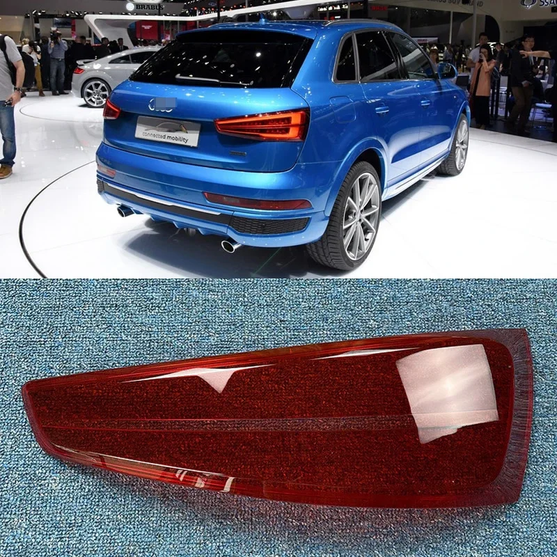 

For Audi Q3 2016 2017 2018 Car Accessories Rear Taillight Shell Tail Lamp Cover Brake Lights Mask Original Lampshade