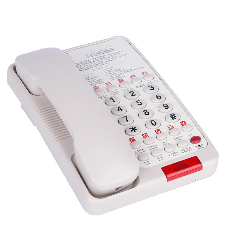 

9801 high-end hotel special phone gift, cardboard hotel room phone
