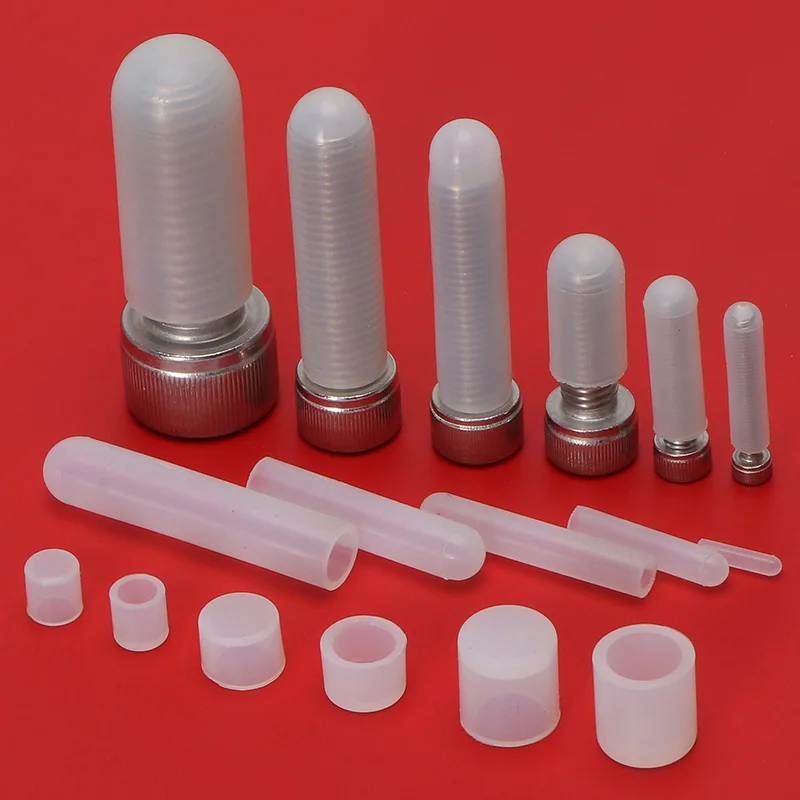 Screw Cover Rubber Silicone Caps Silicone sleeve cap cover high temperature thermostability Rubber Screw thread Lid Protection