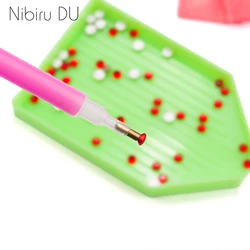 1 Set Plastic Rhinestone Point Pen DIY Diamond Paste Sticker Dotting Tool Adhesive for Picker Diamond Nail Art Manicure