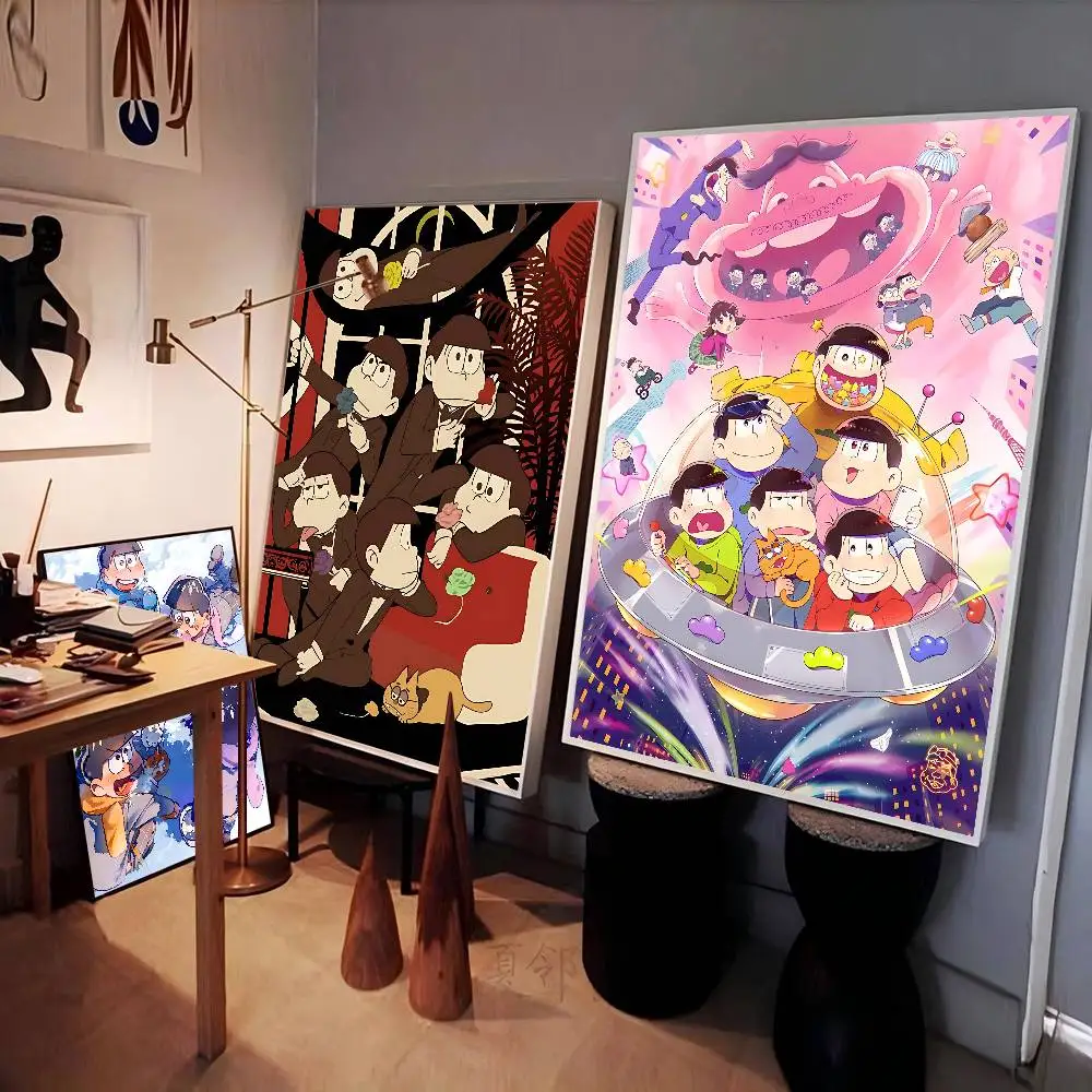 Anime O-Osomatsu-san Classic Movie Posters HD Quality Poster Wall Art Painting Study Nordic Home Decor