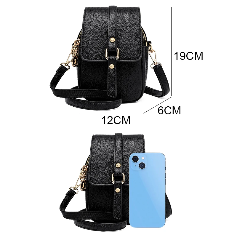 New Fashion High Quality Crossbody Bag Small Soft Leather Shoulder Bag For Women 2024 Female Elegant Purses and Handbags Sac