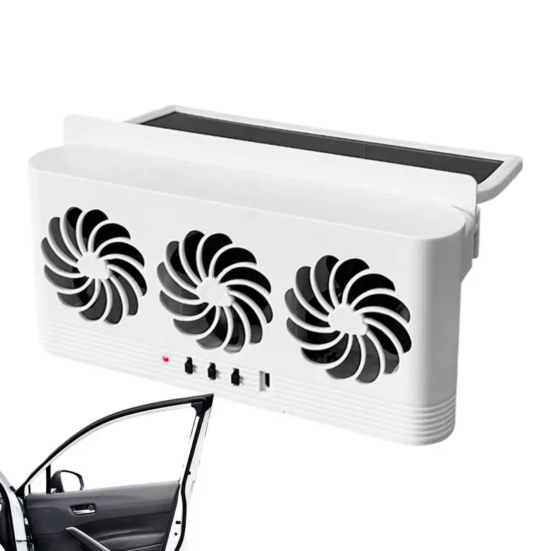 

Solar Car Fan Solar Auto Cooling Exhaust Cycle Fan Economical Cooling Tool For Truck Sedan RV Small Car And SUV