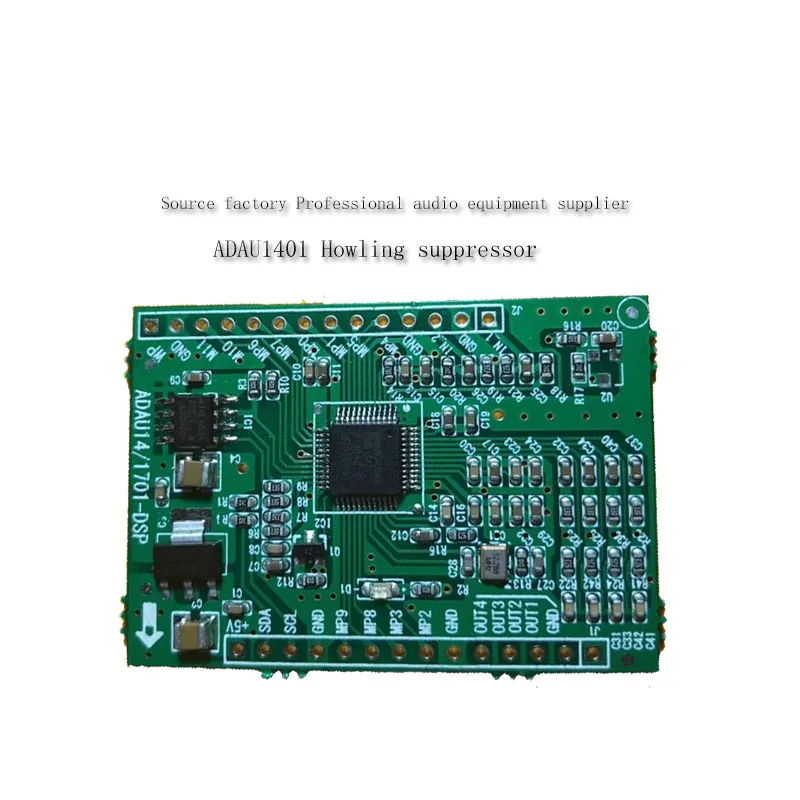 Tablero de aprendizaje DSP de supresión de retroalimentación, procesador de señal, supresor de silbatos, actualizado a ADAU1401, ADAU1401, ADAU1701