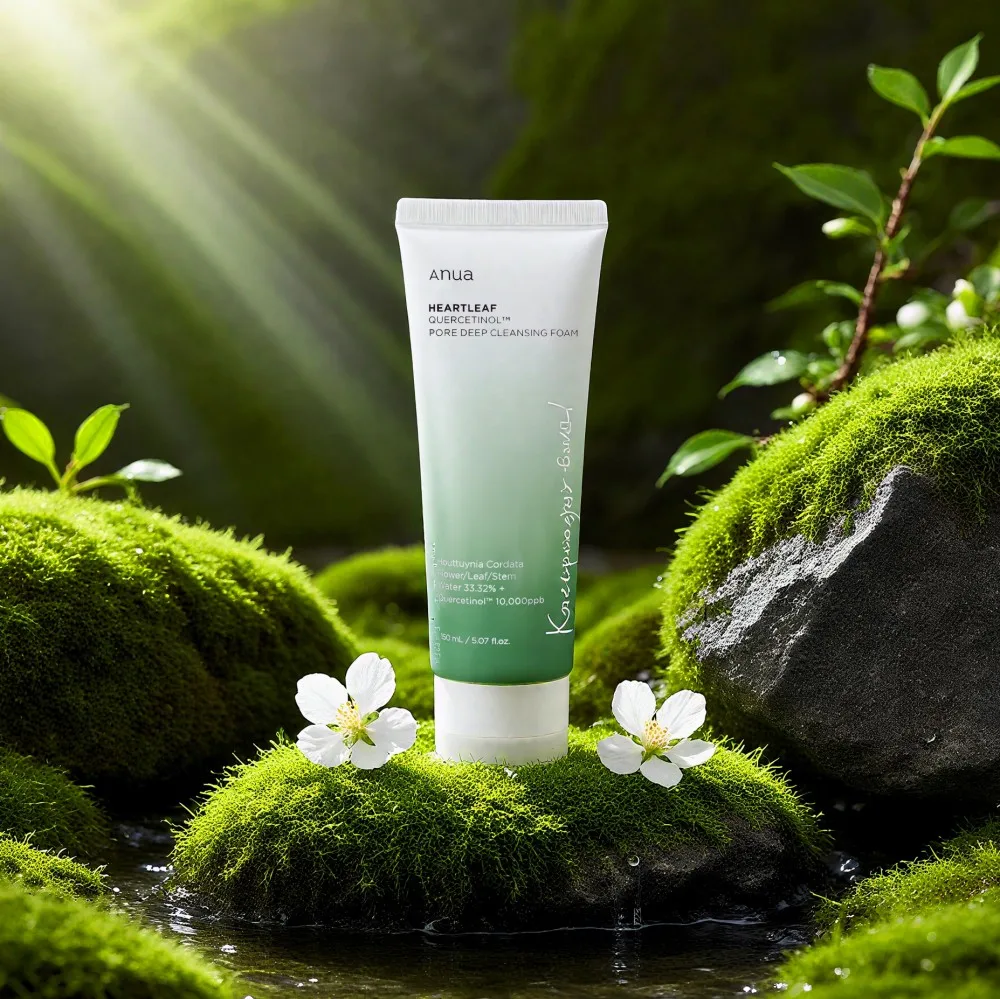 Facial Cleanser Heartleaf Facial Cleanser Form Moisturizing Soothing Skin Care Heartleaf Oil Control Cleanser 150ml