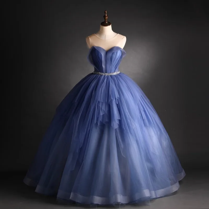 

Student Art Exam Performance, Fluffy Skirt, Coming of Age Ceremony, Solo Host, Annual Meeting, Evening Dress Bride's Toast Dress