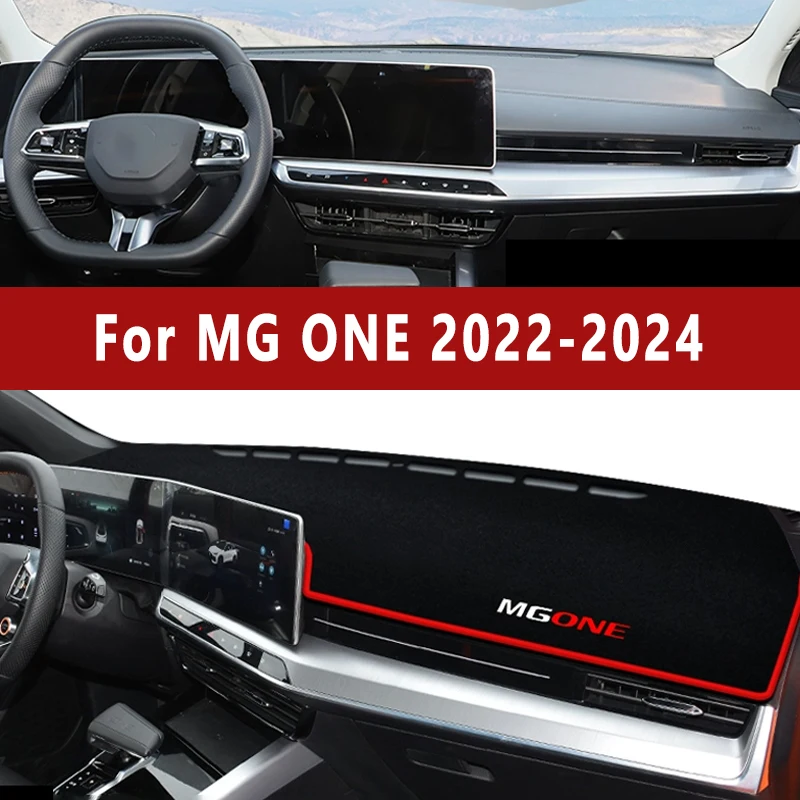 

Car Dashboard Pad Dash Covers Instrument Desk Sun Shade Mat Non-slip Pad Accessories For MG ONE MGONE 2022 2023 2024