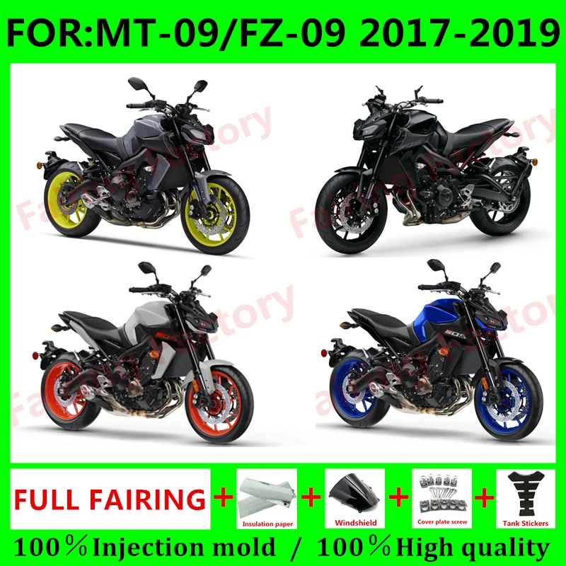 

New ABS Motorcycle Whole Fairings Kit fit for MT-09 17 18 19 MT 09 FZ-09 FZ 2017 2018 2019 Bodywork fairing kits set